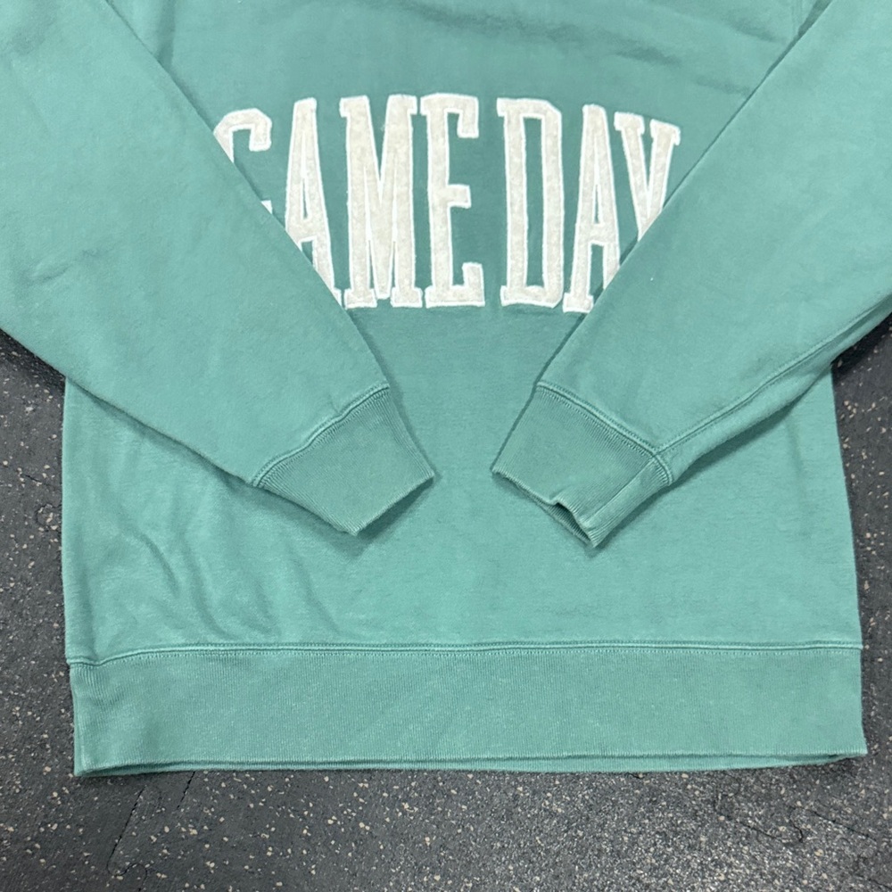 Abercrombie & Fitch GAME DAY Sunday Crewneck - Mint Green - Picture 3 of 9